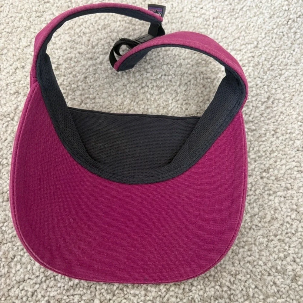 Patagonia Visor Unisex Purple Hiking Outdoor Gorpcore Logo